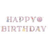 Disney Princess Happy Birthday Banner