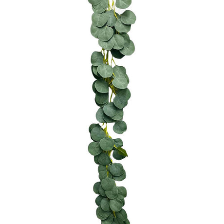 Silk Flowers Eucalyptus Vine Garland