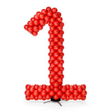 Balloon Number Frame Kit 6 Foot Number 1