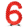 Balloon Number 6 Frame Kit