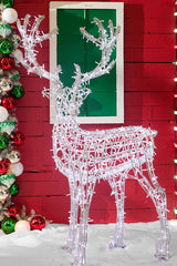 6' Giant Silver Reindeer
