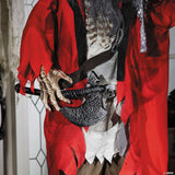 6 Ft. Pirate Skeleton Animated Prop Standing Halloween Decoration