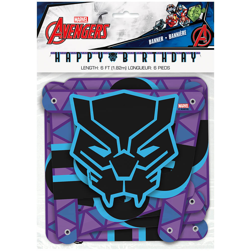 Black Panther Birthday Banner