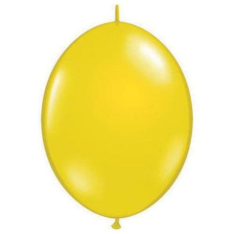 Latex Balloons 6 Inch QuickLink Citrine Yellow