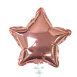Foil Balloon Self-Inflating Star Rose Gold