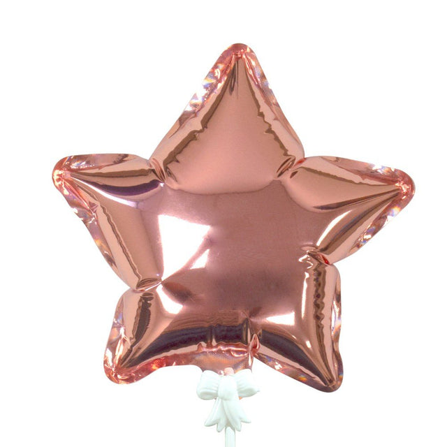 Foil Balloon Self-Inflating Star Rose Gold