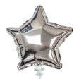 Foil Balloon Self-Inflating Star Silver