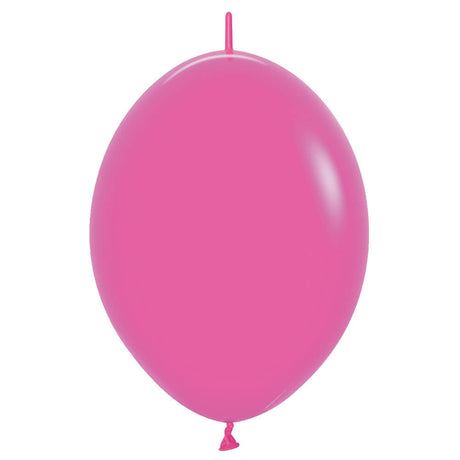 Latex Balloons 6 Inch Sempertex Link-O-Loon Deluxe Fuchsia