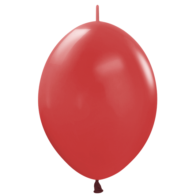 Latex Balloons 6 Inch Sempertex Link-O-Loon Deluxe Imperial Red