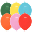 Latex Balloons 6 Inch Sempertex Link-O-Loon Fashion Assortment