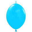 Latex Balloons 6 Inch Sempertex Link-O-Loon Fashion Blue