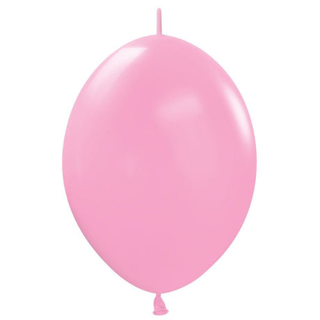 Latex Balloons 6 Inch Link-O-Loon Bubble Gum Pink