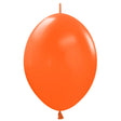 Latex Balloons 6 Inch Sempertex Link-O-Loon Fashion Orange
