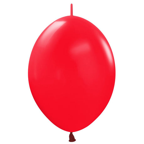 Latex Balloons 6 Inch Link-O-Loon Fashion Red