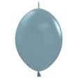 Latex Balloons 6 Inch Sempertex Link-O-Loon Pastel Dusk Blue