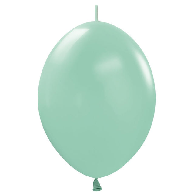 Latex Balloons 6 Inch Sempertex Link-O-Loon Pastel Dusk Green Tea