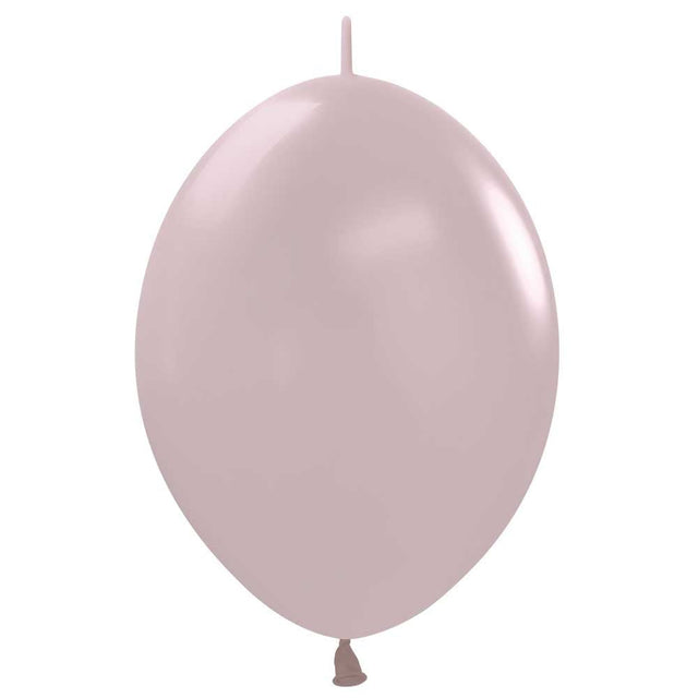 Latex Balloons 6 Inch Sempertex Link-O-Loon Pastel Dusk Rose