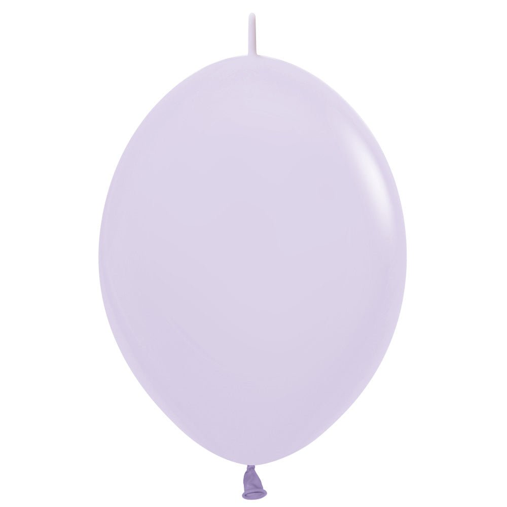 Latex Balloons 6 Inch Sempertex Link-O-Loon Pastel Matte Lilac