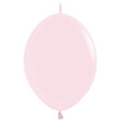 Latex Balloons 6 Inch Sempertex Link-O-Loon Pastel Matte Pink