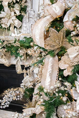 18" Frosted Iced Dew Berry Christmas Spray