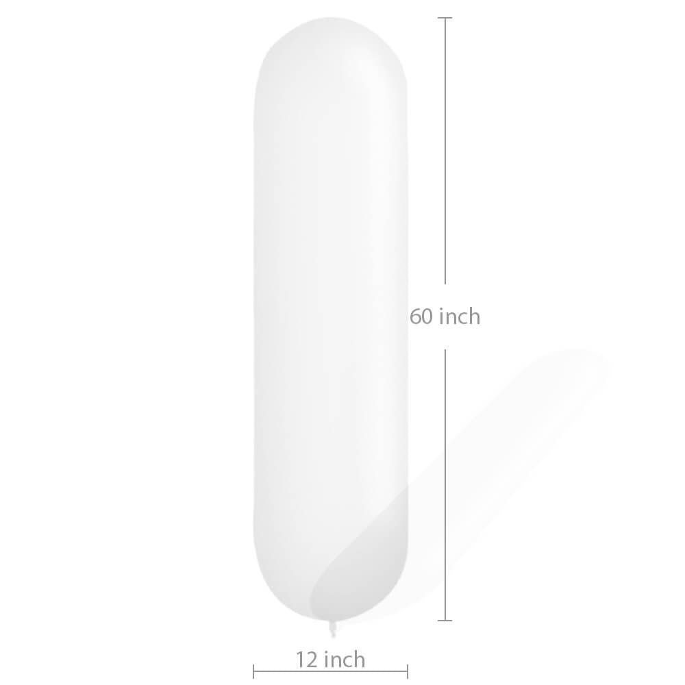 Latex Balloons 60 Inch Crystal Clear Banner