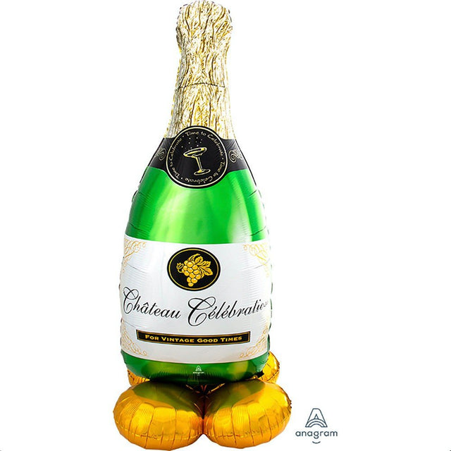 Foil Balloon Bubbly Wine Bottle AirLoonz