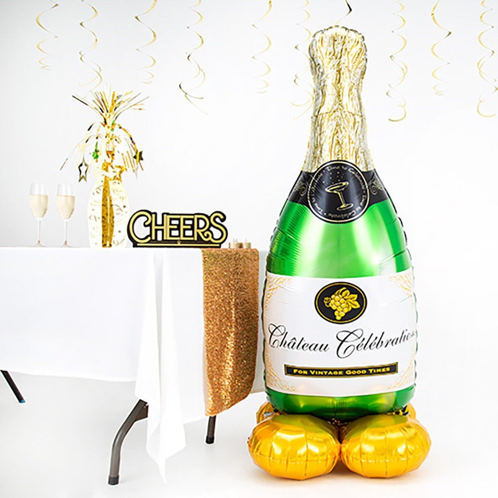 Foil Balloon Bubbly Wine Bottle AirLoonz