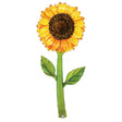 Sunflower Foil Balloon 60 Inch Fresh Pick Watercolor