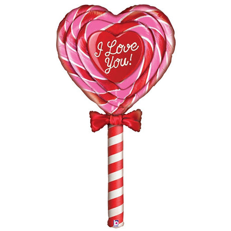 Foil Balloon 60 Inch Love Lollipop