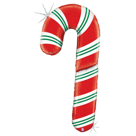 Candy Cane Foil Balloon 60 Inch