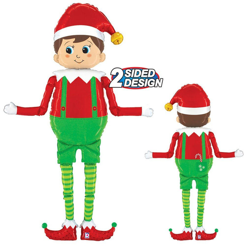 Elf Foil Balloon 60 Inch Special Delivery
