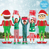 Elf Foil Balloon 60 Inch Special Delivery