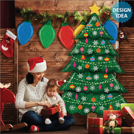 Christmas Tree Foil Balloon 60 Inch