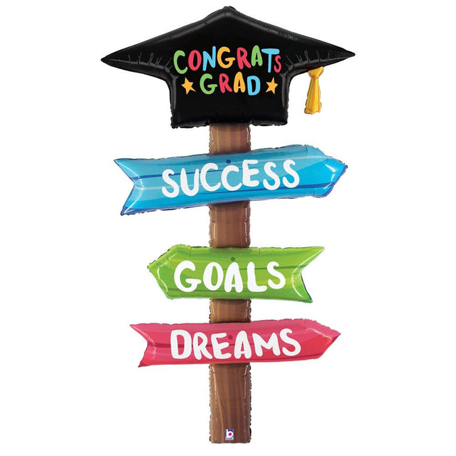 Graduation Foil Balloon Special Delivery Grad Signs