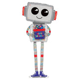 Foil Balloon Special Delivery Robot 60 Inch