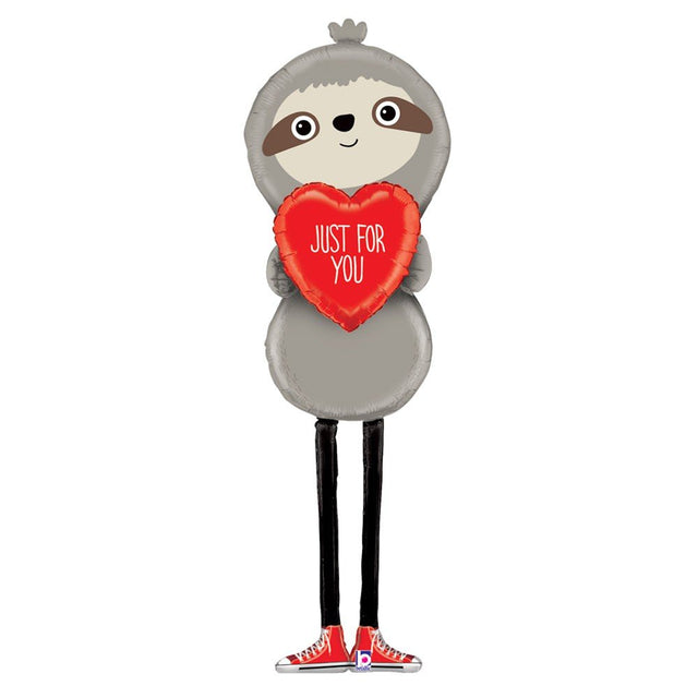 Foil Balloon Special Delivery Sloth