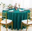 Round Crushed Taffeta Tablecloth