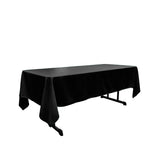 Polyester Poplin Fabric - Rectangular Tablecloth, 60" X 102", Seamless, Serged Edge (1 Piece)