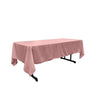 Polyester Poplin Fabric - Rectangular Tablecloth, 60" X 102", Seamless, Serged Edge (1 Piece)