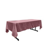 Polyester Poplin Fabric - Rectangular Tablecloth, 60" X 102", Seamless, Serged Edge (1 Piece)