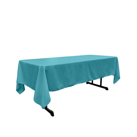 Polyester Poplin Fabric - Rectangular Tablecloth, 60" X 102", Seamless, Serged Edge (1 Piece)