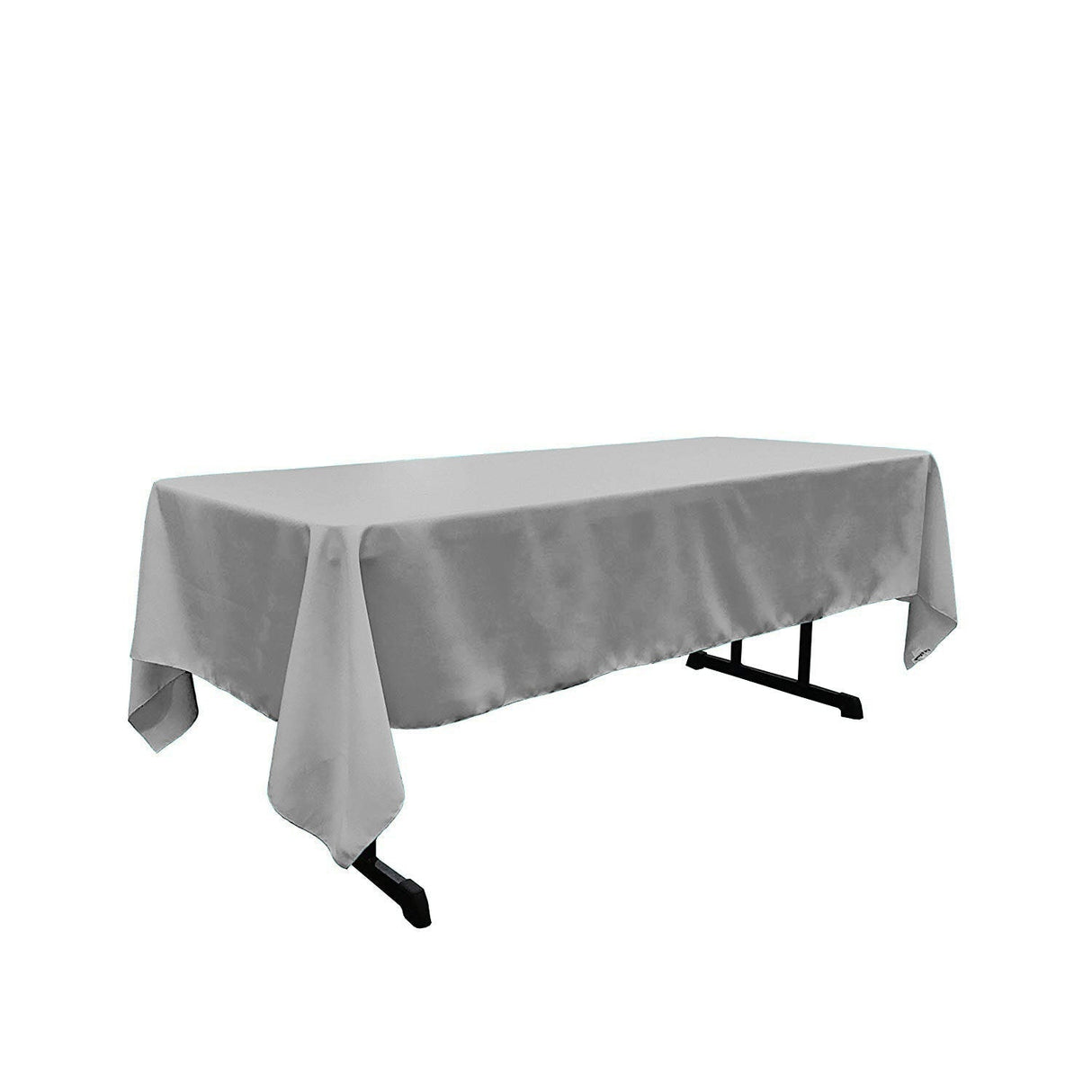 Polyester Poplin Fabric - Rectangular Tablecloth, 60" X 102", Seamless, Serged Edge (1 Piece)