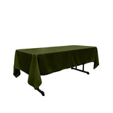 Rectangular Polyester Poplin Fabric - Seamless, Wrinkle And Stain Resistant, 60" X 120" (1 Piece)