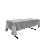 Rectangular Polyester Poplin Fabric - Solid Color, 60" X 132" (1 Piece)