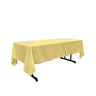 Rectangular Polyester Poplin Fabric - Solid Color, 60" X 132" (1 Piece)