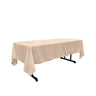 Rectangular Polyester Poplin Fabric - Solid Color, 60" X 132" (1 Piece)