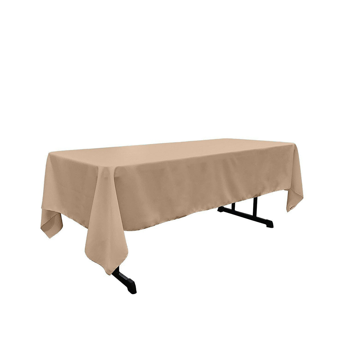 Polyester Poplin Fabric - Rectangular Tablecloth, 60" X 144", Color Options (1 Piece)