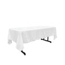Polyester Poplin Fabric - Rectangular Tablecloth, 60" X 144", Color Options (1 Piece)