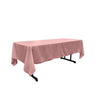 Rectangular Polyester Poplin Fabric - 60" X 84", Seamless, Serged Edge, Multiple Colors (1 Piece)