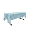 Rectangular Polyester Poplin Fabric - 60" X 90", Seamless, Serged Edge, Multiple Colors (1 Piece)